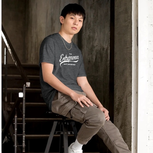 I’m An Entrepreneur. What’s Your Superpower? Soft Short Sleeve T-shirt Adult - Picture 4 of 4